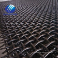 crimped quarry mesh carbon steel crusher screen with hook vibrating screen mesh